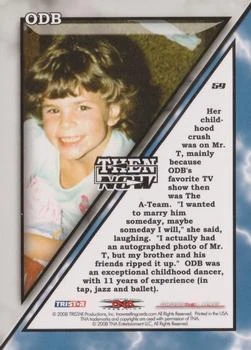 2008 TNA Cross the Line (Tristar) ODB (No.59) | Pro Wrestling | Fandom