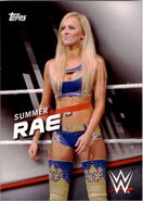 2016 WWE Divas Revolution Wrestling (Topps) Summer Rae (No.35)