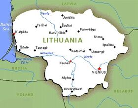 Lithuania-map