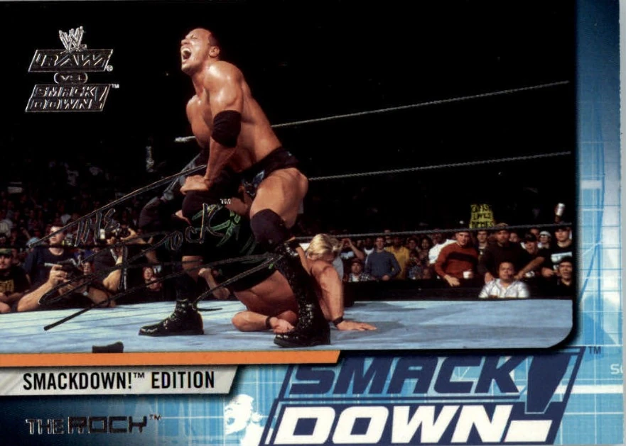 2002 Wwe Raw Vs Smackdown Fleer The Rock No 1 Pro Wrestling Fandom