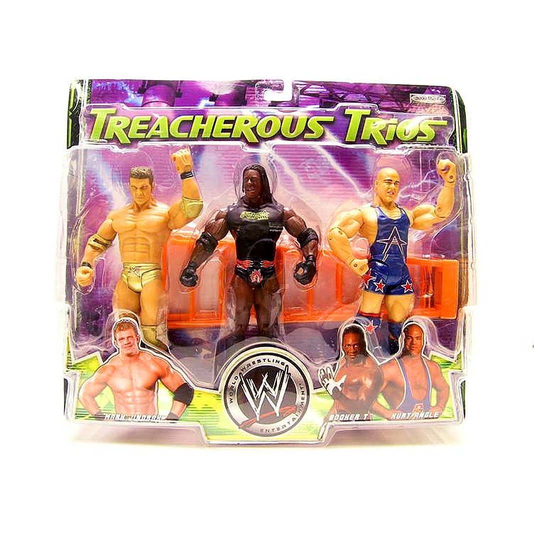 Mark Jindrak, Booker T & Kurt Angle (WWE Treacherous Trios 7 Mark Jindrak, Booker T & Kurt Angle (WWE Treacherous Trios 7