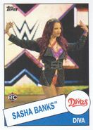 2015 WWE Heritage Wrestling Cards (Topps) Sasha Banks (No.109)