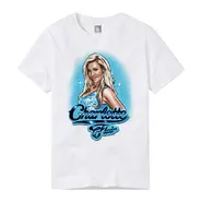 Charlotte Flair Airbrush Graphic T-Shirt