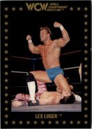 1991 WCW Collectible Trading Cards (Championship Marketing) Lex Luger (No.7)