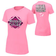 Cody Rhodes Rise Above Cancer Pink Women's T-Shirt