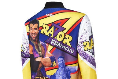 Razor Ramon Retro Fanimation Chalk Line Jacket | Pro Wrestling