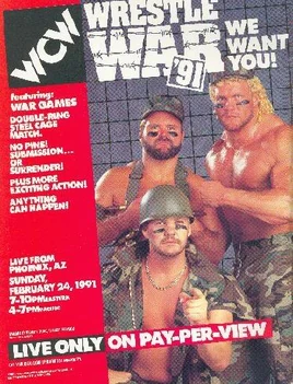 WrestleWar 1991 poster