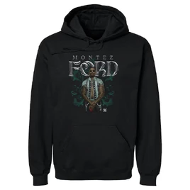 Men's 500 Level Black Montez Ford Bitmap Pullover Hoodie