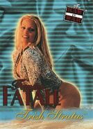 2001 WWF RAW Is War (Fleer) (Femme Fatale) Trish Stratus (No.6)