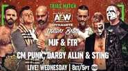 MJF & FTR vs. Sting, CM Punk & Darby Allin