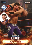 2013 TNA Impact Wrestling Live Trading Cards (Tristar) AJ Styles (No.30)