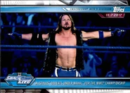 2019 WWE Road to WrestleMania Trading Cards (Topps) AJ Styles (No.67)