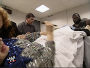 Mark Henry watches his girlfriend go into labour