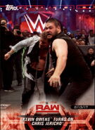 2018 WWE Road to WrestleMania Trading Cards (Topps) Kevin Owens (No.14)