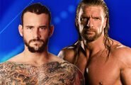 CM Punk v Triple H in a No Disqualification match