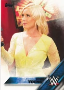 2016 WWE (Topps) Then, Now, Forever Renee Young (No.136)