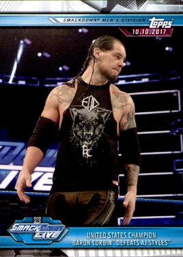 2019 WWE Road to WrestleMania Trading Cards (Topps) Baron Corbin 64