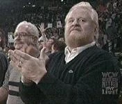 Nitro 4-13-98 23.jpg (7 KB) Larry Hennig applauding his son.