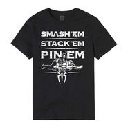 Roman Reigns "Smash 'Em, Stack 'Em, Pin 'Em" Authentic T-Shirt