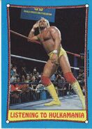1987 WWF Wrestling Cards (Topps) Listening To Hulkamania (No.38)