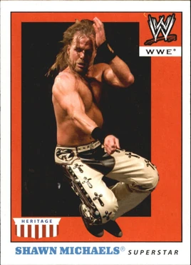 2008 WWE Heritage IV Trading Cards (Topps) Shawn Michaels 45