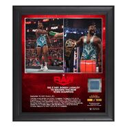 Big E Wins WWE Championship 15x17 Commemorative Plaque