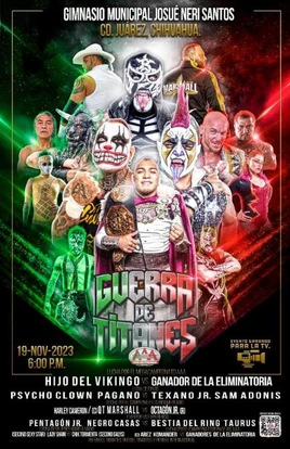 Guerra de Titanes 2023 poster