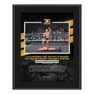 Ilja Dragunov NXT Takeover 36 2021 10x13 Commemorative Plaque