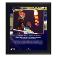 Big E FastLane 2021 15 x 17 Commemorative Plaque