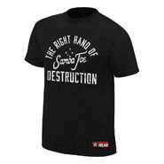 Samoa Joe The Right Hand of Destruction Authentic T-Shirt