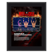 The Judgement Day Hell in a Cell 2022 10x13 Commemorative Plaque