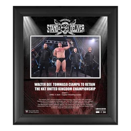 Walter NXT TakeOver Stand & Deliver 15x17 Commemorative Plaque
