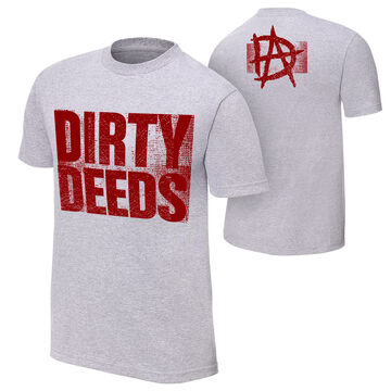 Dean Ambrose Dirty Deeds Authentic T-Shirt | Pro Wrestling | Fandom