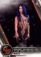 2020 WWE Women's Division Trading Cards (Topps) Sasha Banks (No.75)