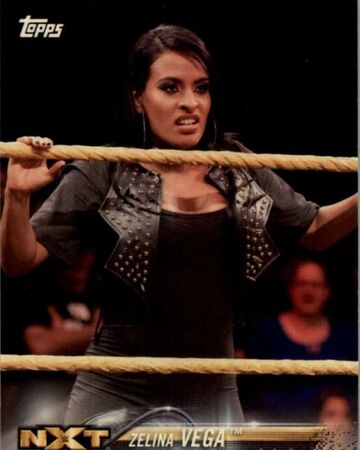 2018 Wwe Wrestling Cards Topps Zelina Vega No 100 Pro Wrestling Fandom