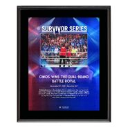 Omos Survivor Series 2021 10x13 Commemorative Plaque