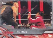 2017 WWE Road to WrestleMania Trading Cards (Topps) The Rock 17