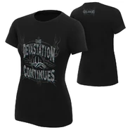 Devastation Continue" Women's Authentic T-Shirt