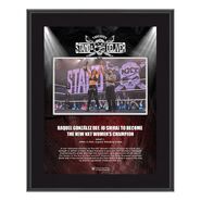 Raquel Gonzalez NXT TakeOver: Stand & Deliver 10x13 Commemorative Plaque