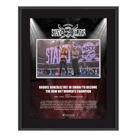 Raquel Gonzalez NXT TakeOver Stand & Deliver 10x13 Commemorative Plaque