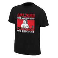 Roddy Piper "I Change the Questions" Vintage T-Shirt