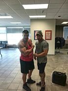 Brian Cage & Wes Brisco - Dni67LxX4AAEbpO