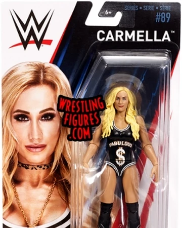 Carmella Wwe Series 89 Pro Wrestling Fandom I first found her in target many months ago but i had to pass because her hair wasn't attached properly. carmella wwe series 89 pro