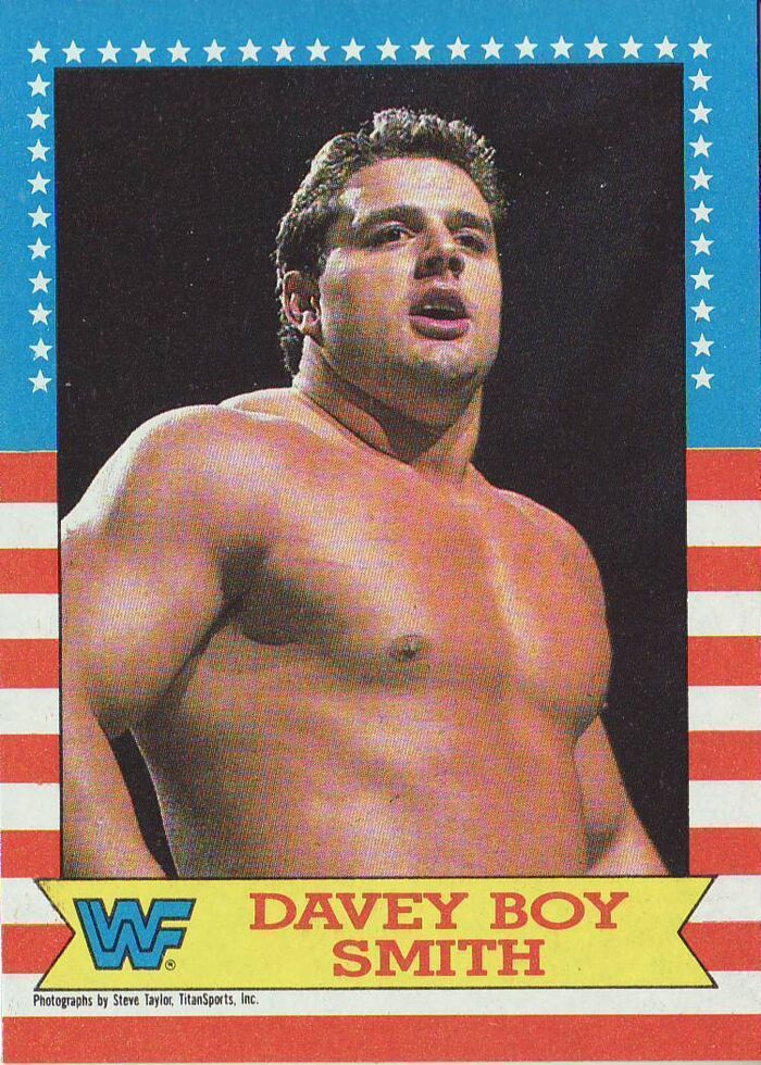 Boy smith. Davey boy Smith British Bulldog body. Wrestler Card Template.