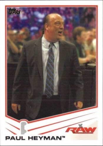 2013 WWE (Topps) Paul Heyman 28