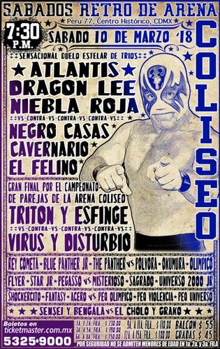 CMLL Sabados De Coliseo (March 10, 2018)