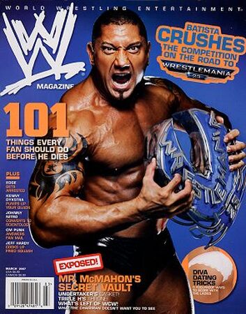 Wwe magazine clearance