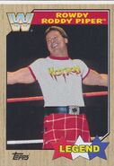 2017 WWE Heritage Wrestling Cards (Topps) Roddy Piper (No.91)