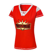 WrestleMania 35 Women's Football Jersey T-Shirt