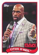 2018 WWE Heritage Wrestling Cards (Topps) Titus O'Neil (No.82)